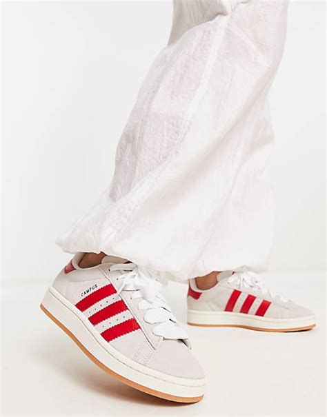 adidas campus 00s wit met rood|adidas campus 00s kleur.